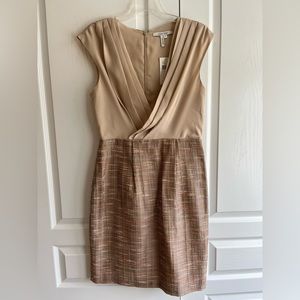 NWT Max & Cleo Cocktail Dress Nude & Pink Size 10